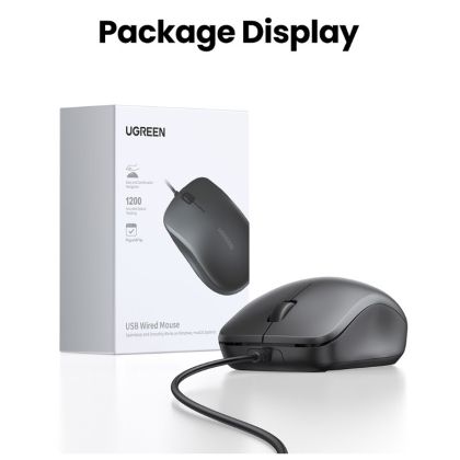 Компютърна мишка Ugreen MU007, с кабел
