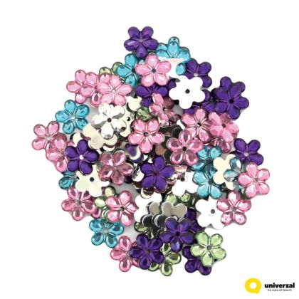 Декорации Uniline Hobby & Craft, цветя, 12mm