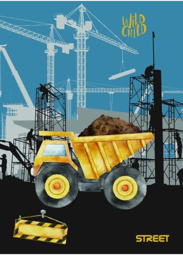 Бележник А6, 40 листа, CONSTRUCT