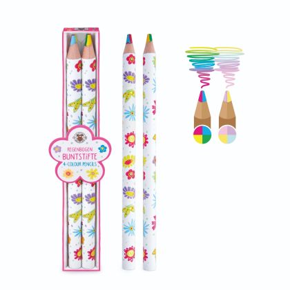 Моливи Trendhaus Good Feelings, 4-цветни, опаковка 2