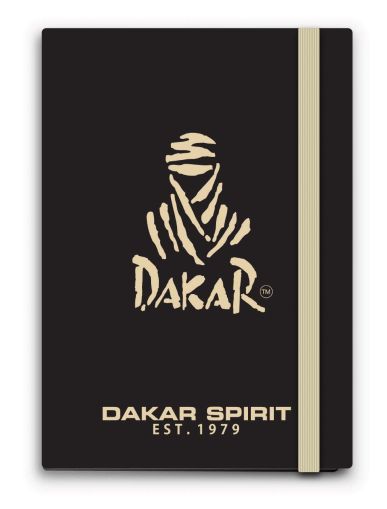 Бележник с ластик Dakar A6, ШР, 96 л