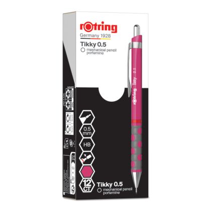 Автоматичен молив Rotring Tikky, 0.5mm, магента