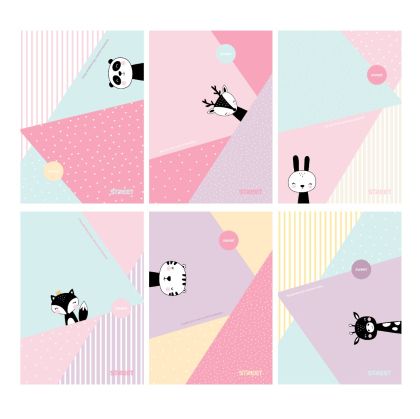 Тетрадка Street, А4, бели листа, 54листа, Sweet