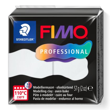 Полимерна глина Staedtler Fimo Profession,57g, БЯЛ