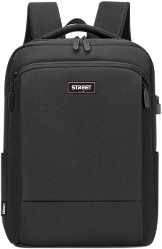 Бизнес раница Street Elite, 46x32x17 cm, BLACK