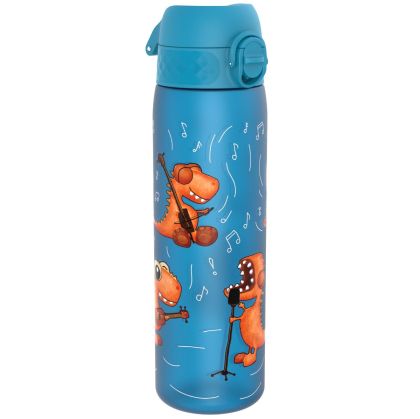 Бутилка за вода Ion8 Print, рециклирана пластмаса, 500ml, ДИНО