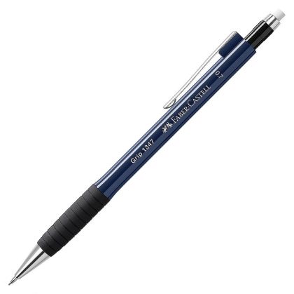 Автоматичен молив Faber Castell Grip 1347, Тъмносин