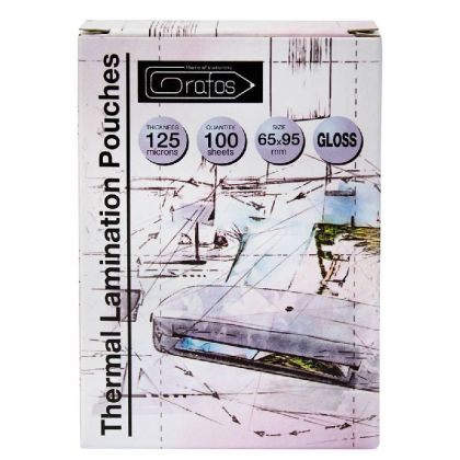 Фолио за ламиниране Grafos,65/95мм,125микр, 100л