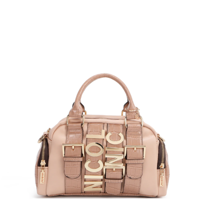 Чанта Nicole Lee, 25x17x11.5 cm, бежова