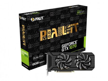 Реновирана видеокарта Palit GeForce GTX 1070 8GB