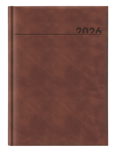 Календар-бележник Castelli Chia 894 A5, 2026, кафяв