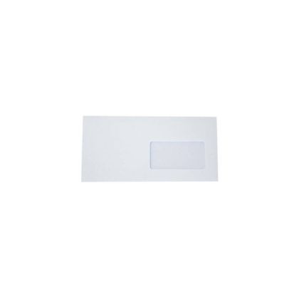 Плик бял DL десен прозорец 110x220 mm Стикер 1 б