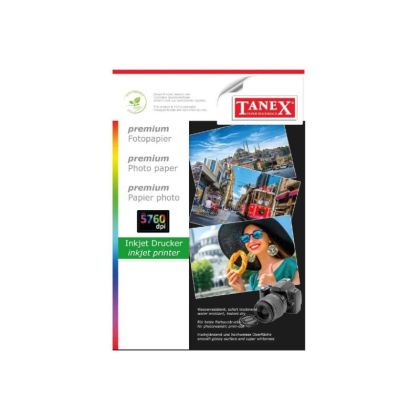 Фотохартия A4 Tanex 180g, 25л, гланц