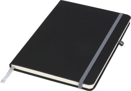 Бележник Noir medium, А5, 96 листа, черен/сив