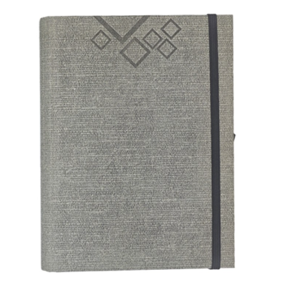 Бележник със скрита спирала Bamboa, без дати, тъмносив