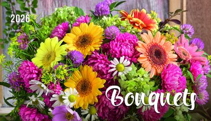 Настолна пирамидка 12-листова, 2026, Bouquets