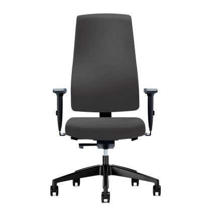 Ергономичен стол Interstuhl Goal 24/7, текстил, Synchronous механизъм, полиамидна основа, до 150 kg, сив