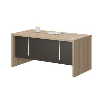 Бюро RFG Milano, 1600 х 790 х 750 mm, ПДЧ 40 mm, светъл дъб и сиво