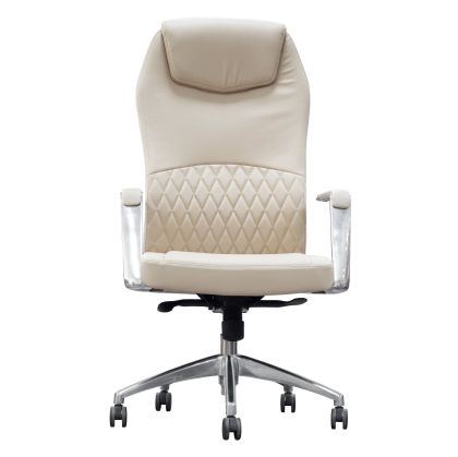 Директорски стол RFG CRONO HB, екокожа, до 150 kg, бежов