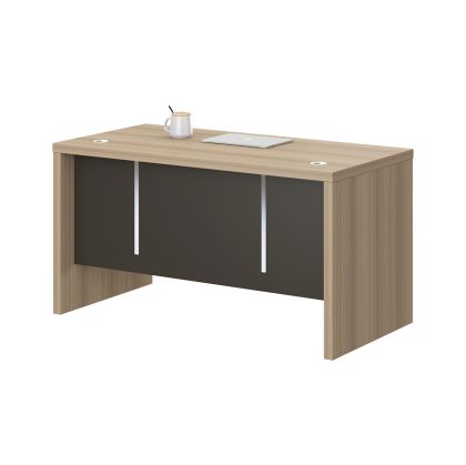 Бюро RFG Milano, 1400 х 700 х 750 mm, ПДЧ 40 mm, светъл дъб и сиво