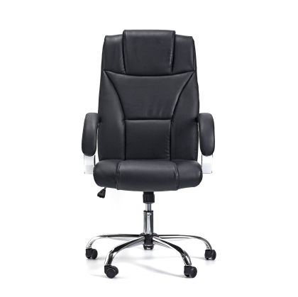 Директорски стол Aida, екокожа, Tilt механизъм, до 130 kg, черен