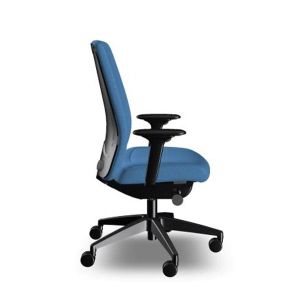 Ергономичен стол Interstuhl Every EV116, текстил, Synchronous механизъм, полиамидна основа, светлосин