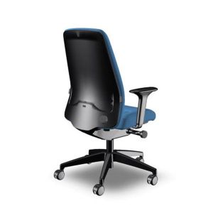 Ергономичен стол Interstuhl Every EV116, текстил, Synchronous механизъм, полиамидна основа, светлосин