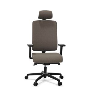 Ергономичен стол Rim Flexi FX 1114, текстил, Synchronous ST1 механизъм, до 120 kg, сив