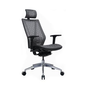 Ергономичен стол RFG TECH@LINE, Multi-function механизъм, до 250 kg, сив