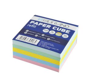 Fabriano Хартиено кубче, 83 x 83 mm, 80 g/m2, цветно, 360 листа