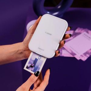 Canon Моментен фото принтер Zoemini 2, портативен, бял