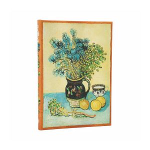 Paperblanks Тефтер Van Gogh's Still Life, Midi, широки редове, твърда корица, 72 листа