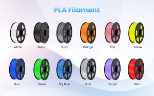 Филамент за 3D принтер, PLA+, 1.75 mm, 1 kg, сребрист