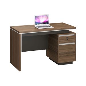 Бюро RFG Chicago, с контейнер, 1200 х 600 х 750 mm, ПДЧ 25 mm, дъб Рейн и тъмносиво