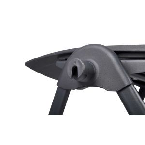 Посетителски стол RFG Sweet Black, полипропилен, до 120 kg, черен, 4 броя в комплект