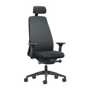 Ергономичен стол Interstuhl Every EV119, текстил, Synchronous механизъм, полиамидна основа, сив