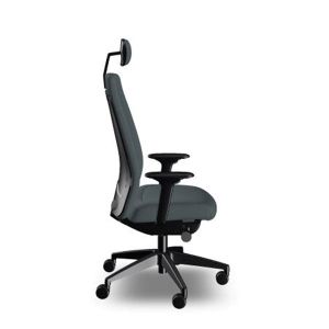 Ергономичен стол Interstuhl Every EV119, текстил, Synchronous механизъм, полиамидна основа, сив