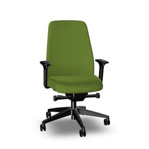 Ергономичен стол Interstuhl Every EV116, текстил, Synchronous механизъм, полиамидна основа, зелен