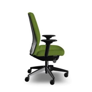 Ергономичен стол Interstuhl Every EV116, текстил, Synchronous механизъм, полиамидна основа, зелен