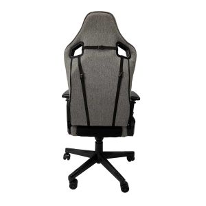 Геймърски стол RFG Gard, текстил, Multi-function механизъм, полипропиленова основа, до 130 kg, черно-сив