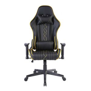 Геймърски стол RFG Xtreme, екокожа, полиамидна основа, до 130 kg, черно-жълт