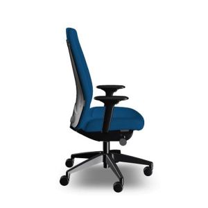 Ергономичен стол Interstuhl Every EV117, текстил, Synchronous механизъм, полиамидна основа, тъмносин