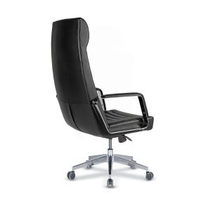 Директорски стол RFG Russo, екокожа, Synchronous механизъм, метална основа, до 120 kg, черен