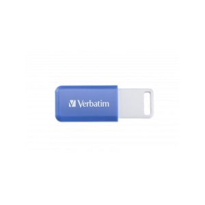 Verbatim USB флаш памет DataBаr, USB 2.0, 64 GB, синя
