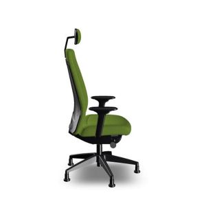 Ергономичен стол Interstuhl Every EV119, текстил, Synchronous механизъм, полиамидна основа, зелен