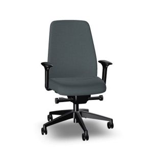 Ергономичен стол Interstuhl Every EV116, текстил, Synchronous механизъм, полиамидна основа, сив