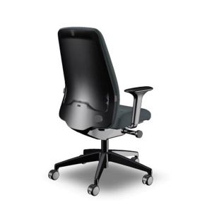 Ергономичен стол Interstuhl Every EV116, текстил, Synchronous механизъм, полиамидна основа, сив