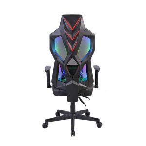 Геймърски стол RFG Viper, екокожа и меш, полиамидна основа, до 130 kg, черно-червен