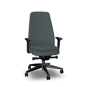 Ергономичен стол Interstuhl Every EV117, текстил, Synchronous механизъм, полиамидна основа, сив