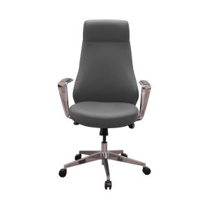 Директорски стол RFG Wave 05 HB, екокожа, Synchronous механизъм, до 120 kg, сив